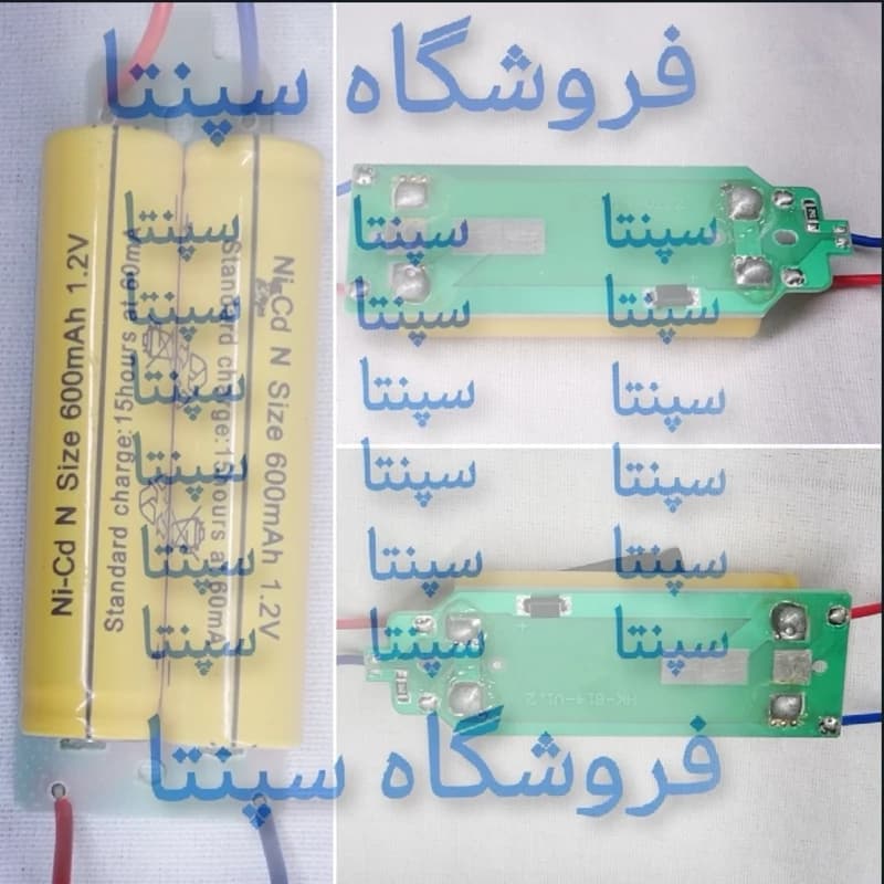 باطری ریش تراش جیمی 6050(باطری به همراه برد)(اصل) باطری ماشین اصلاح جیمی مدل 6050 باطری ماشین اصلاح سر و صورت جیمی 6050