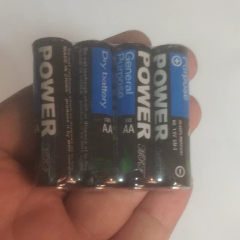 باطری قلمی برند Power بسته 4 عددی