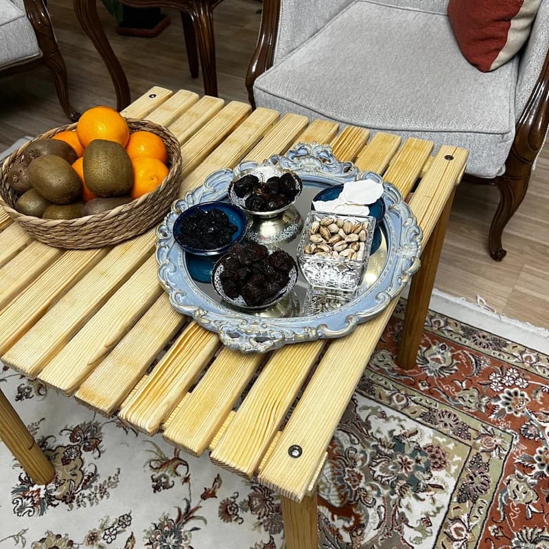 میز سفری تاشو مدل طبیعت سایز صفحه 60×60 سانتی متر — تصویر ۵