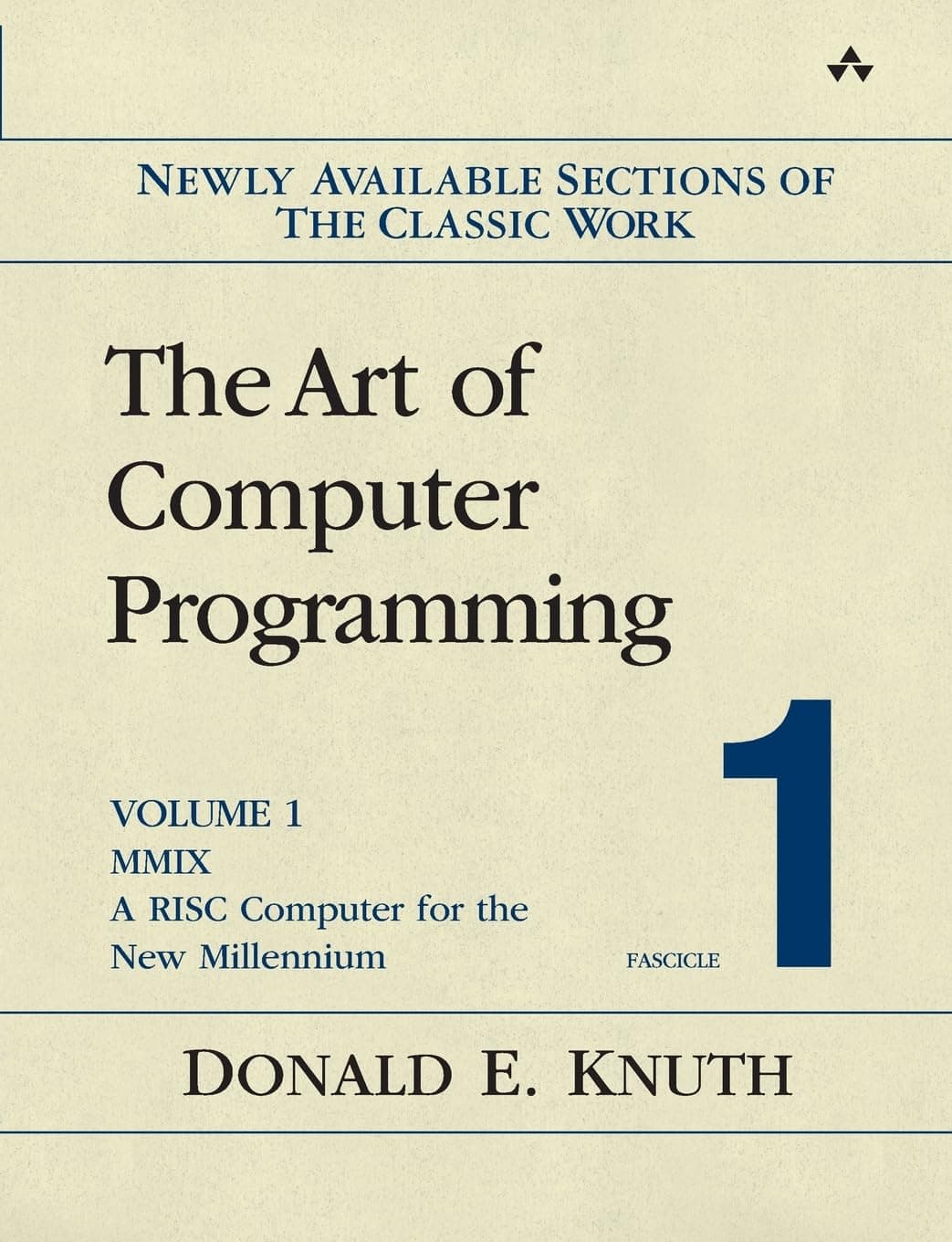 کتاب The Art of Computer Programming, Volume 1 (هنر برنامه‌نویسی کامپیوتر، جلد ۱) نسخه انگلیسی PDF | دونالد کنوث