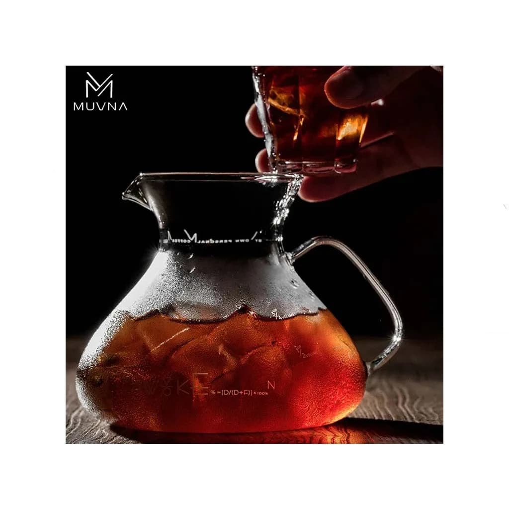 سرور قهوه دمی Yingzhan 300ml شفاف MUVNA — تصویر ۳