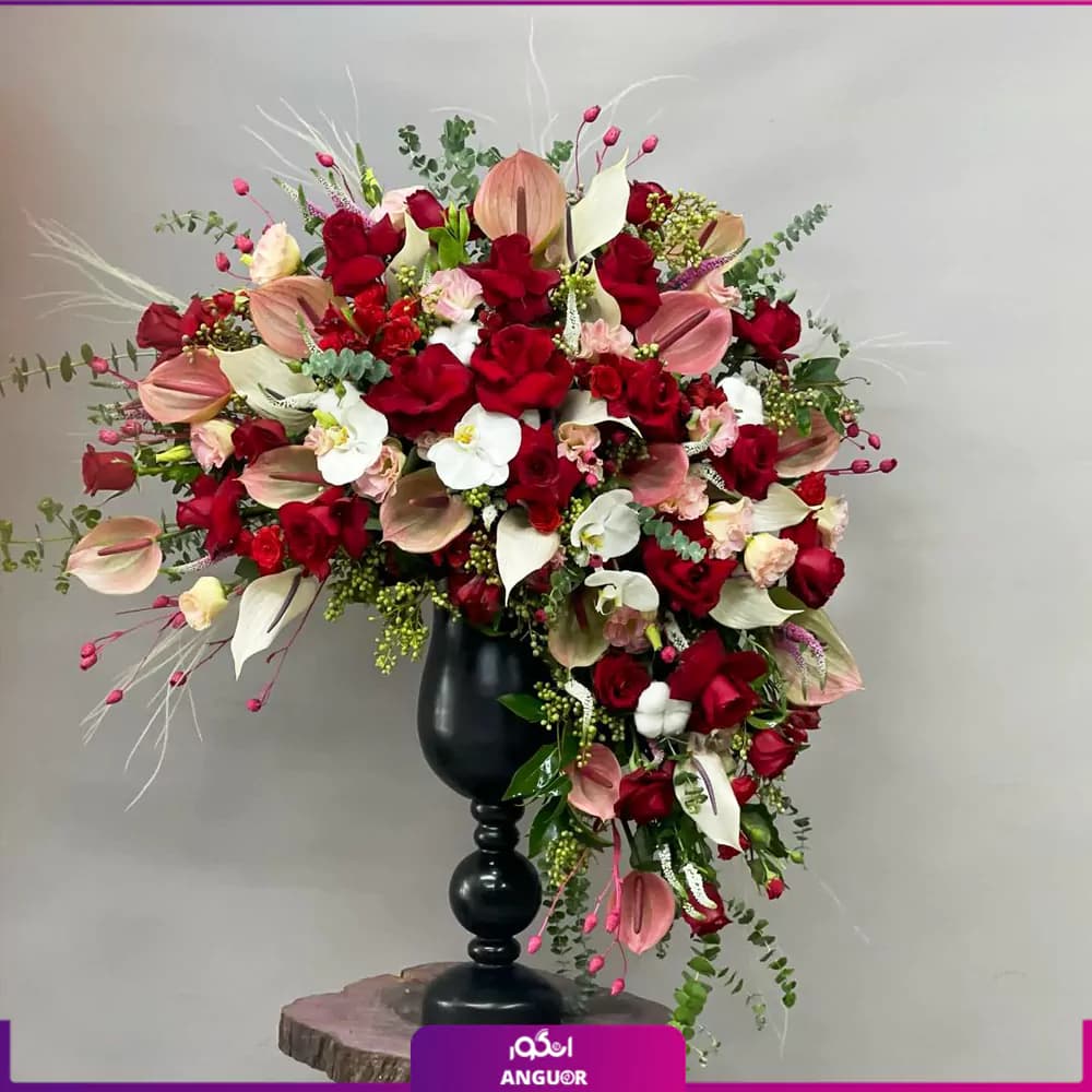 جام گل مناسبتی بزرگ و لاکچری