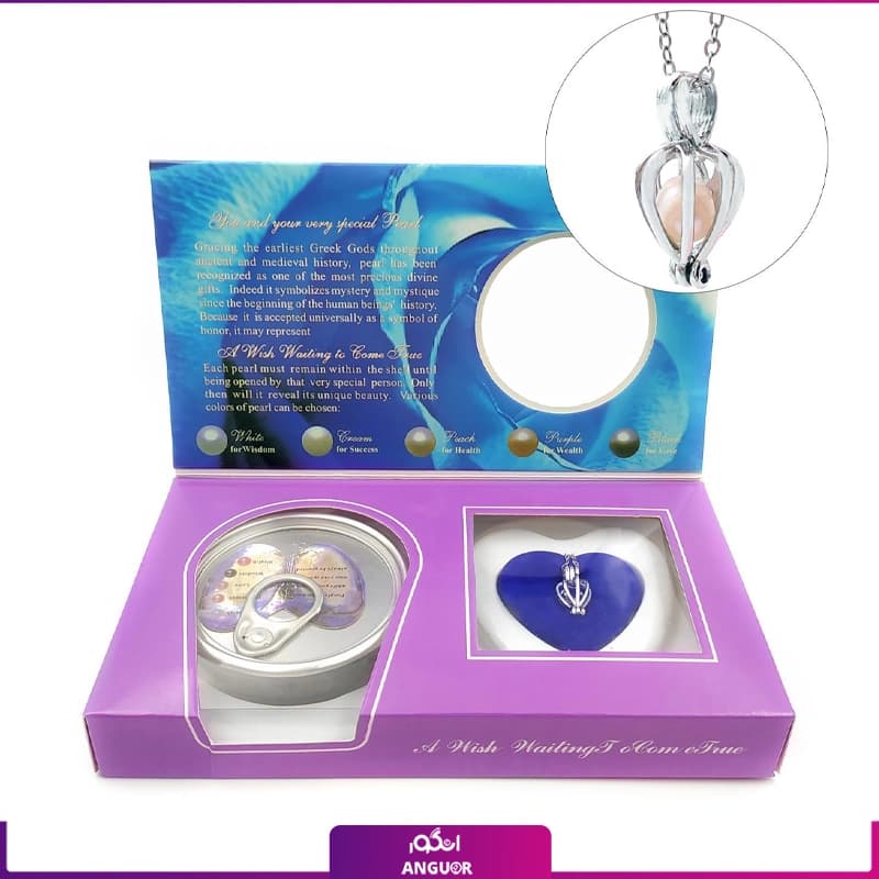 گردنبند مروارید عشق اصل به همراه صدف زنده (وارداتی از ترکیه)