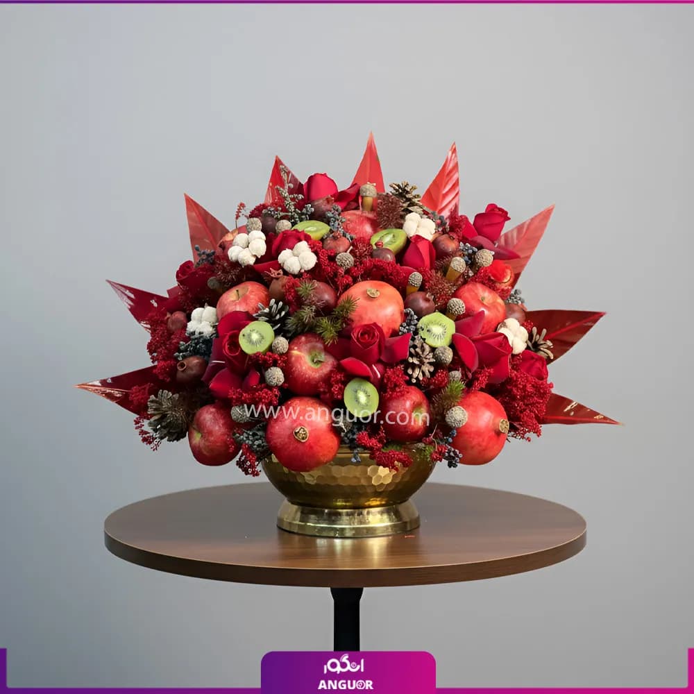 جام گل سرخ ترین شب یلدا