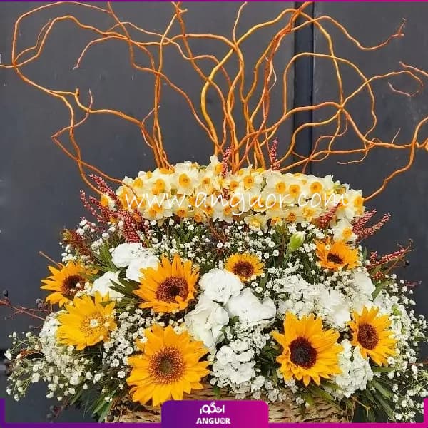 سبد گل نرگس رویای بهار — تصویر ۲