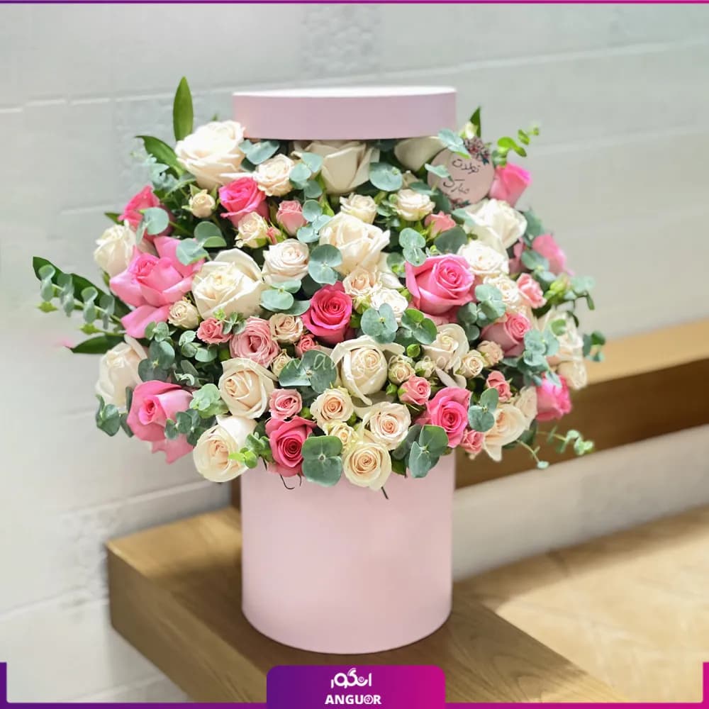 باکس گل تولد دخترانه