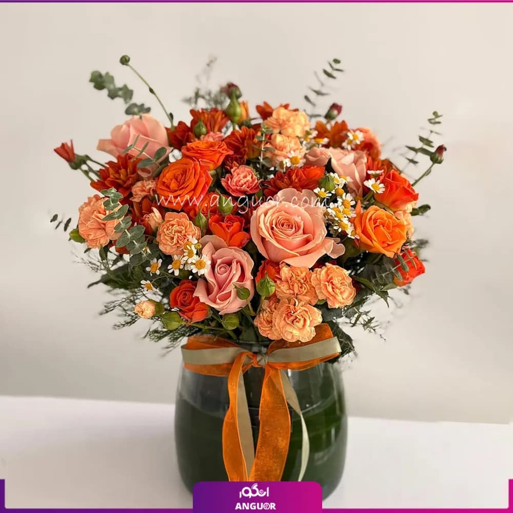دسته گل پاییزی رقص برگ ها