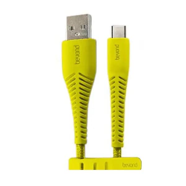 کابل BUC-301 تایپ سی 1متری بیاند BEYOND زرد