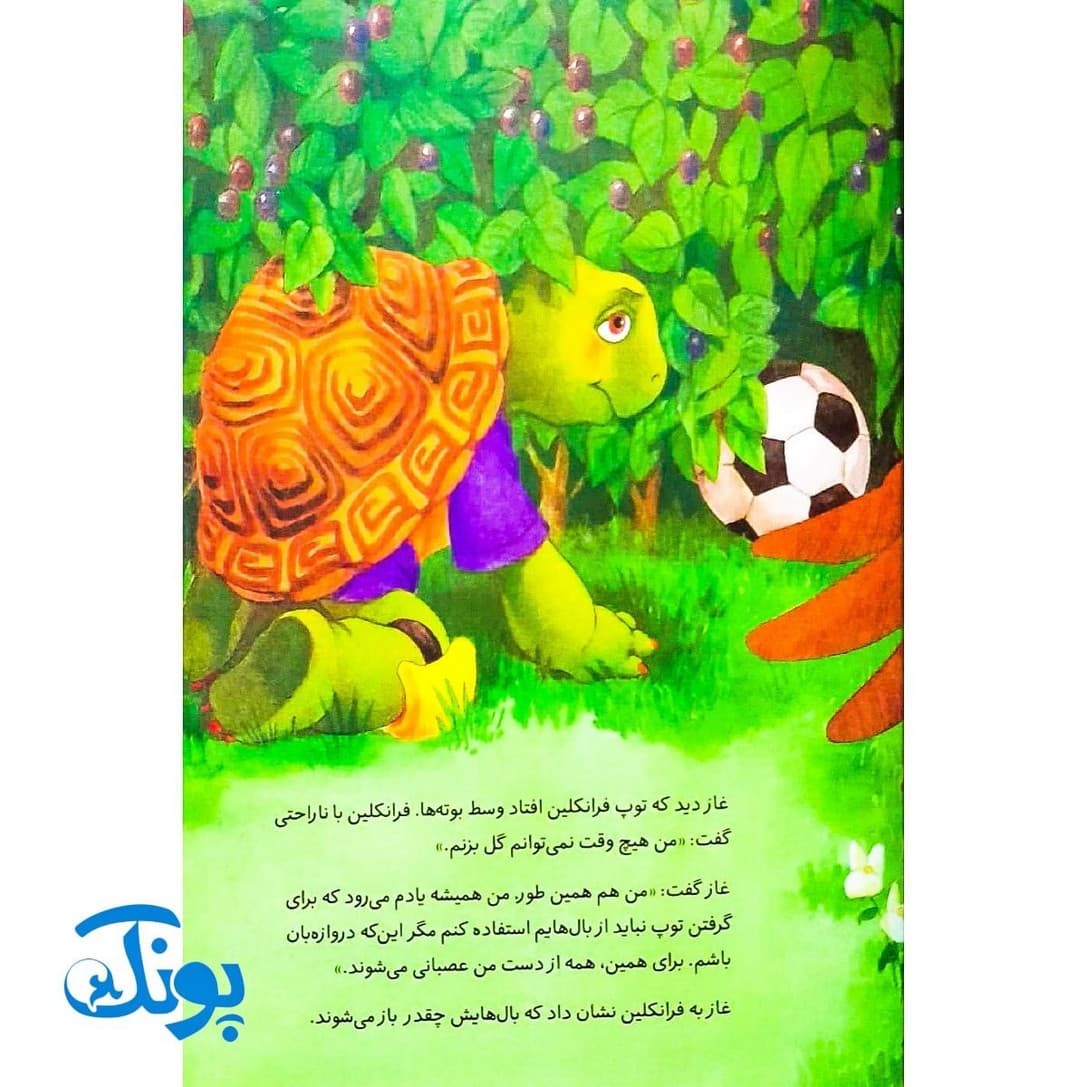 کتاب فرانکلین فوتبال بازی می کند (مجموعه داستان های فرانکلین) — تصویر ۴