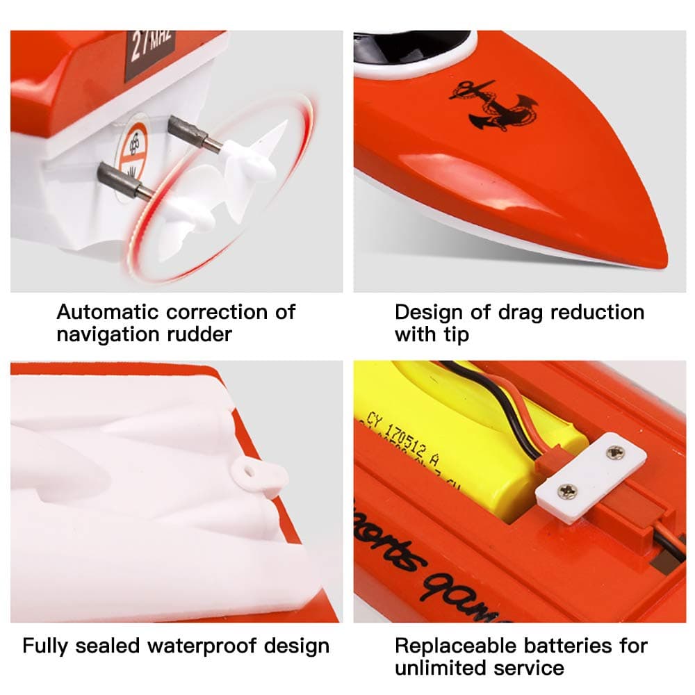 قایق بازی کنترلی برند MYTOYS مدلRacing Boat ایتم806 — تصویر ۳