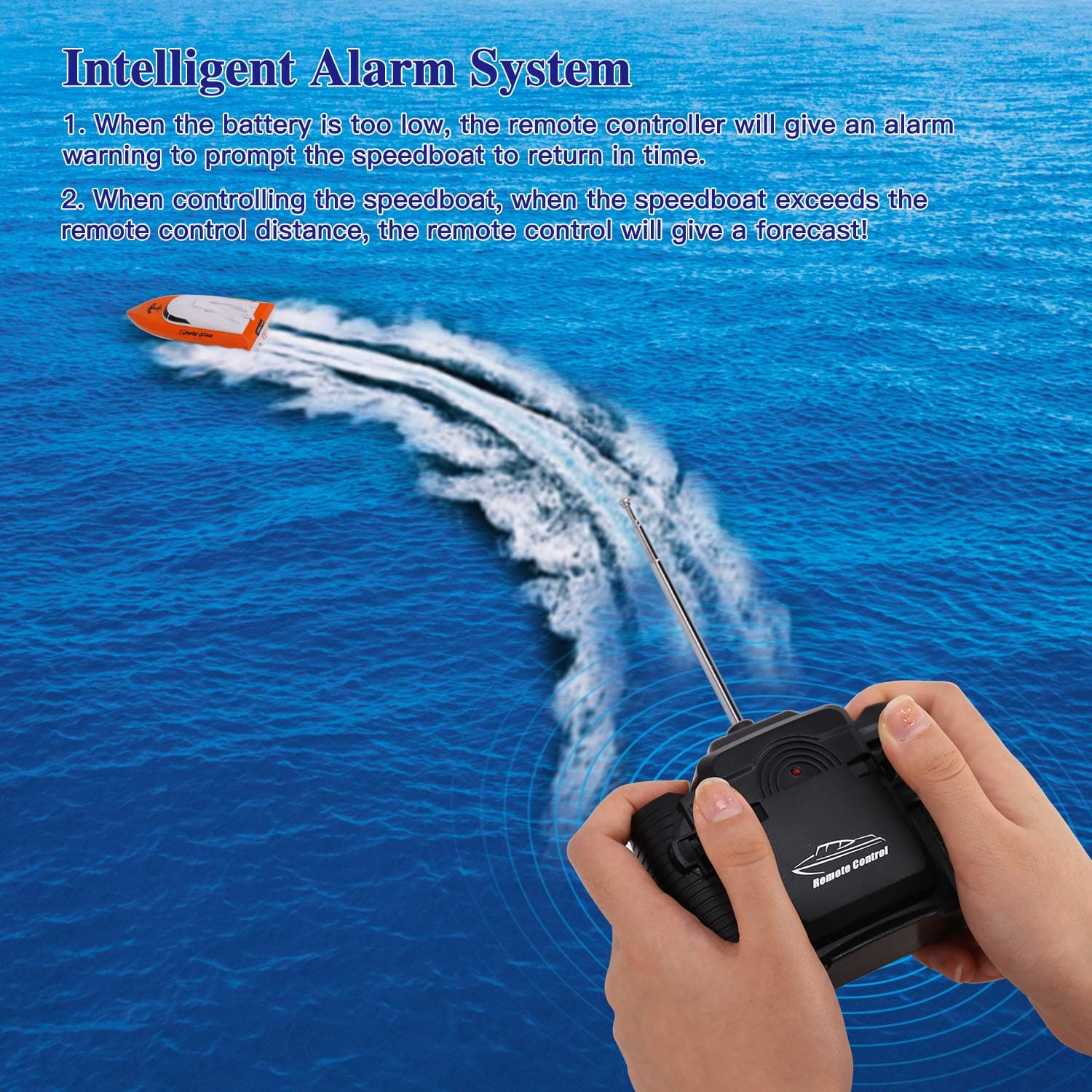 قایق بازی کنترلی برند MYTOYS مدلRacing Boat ایتم806 — تصویر ۶