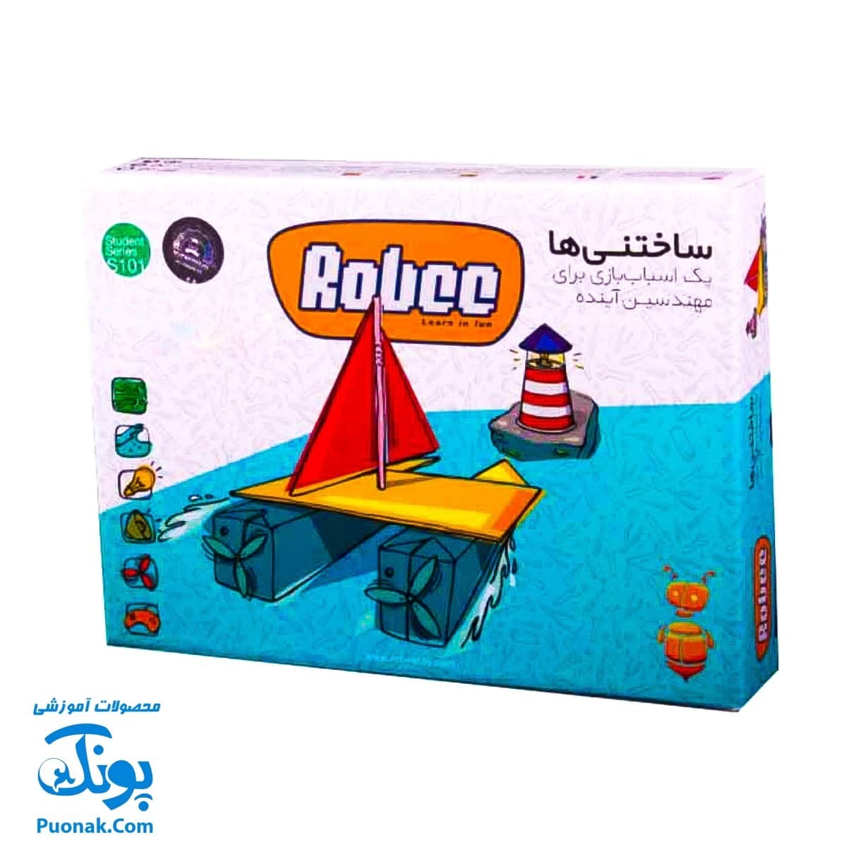 بازی فکری ساختنی رباتیک روبی ساختنی‌ها ۱ | Robee S۱۰۱