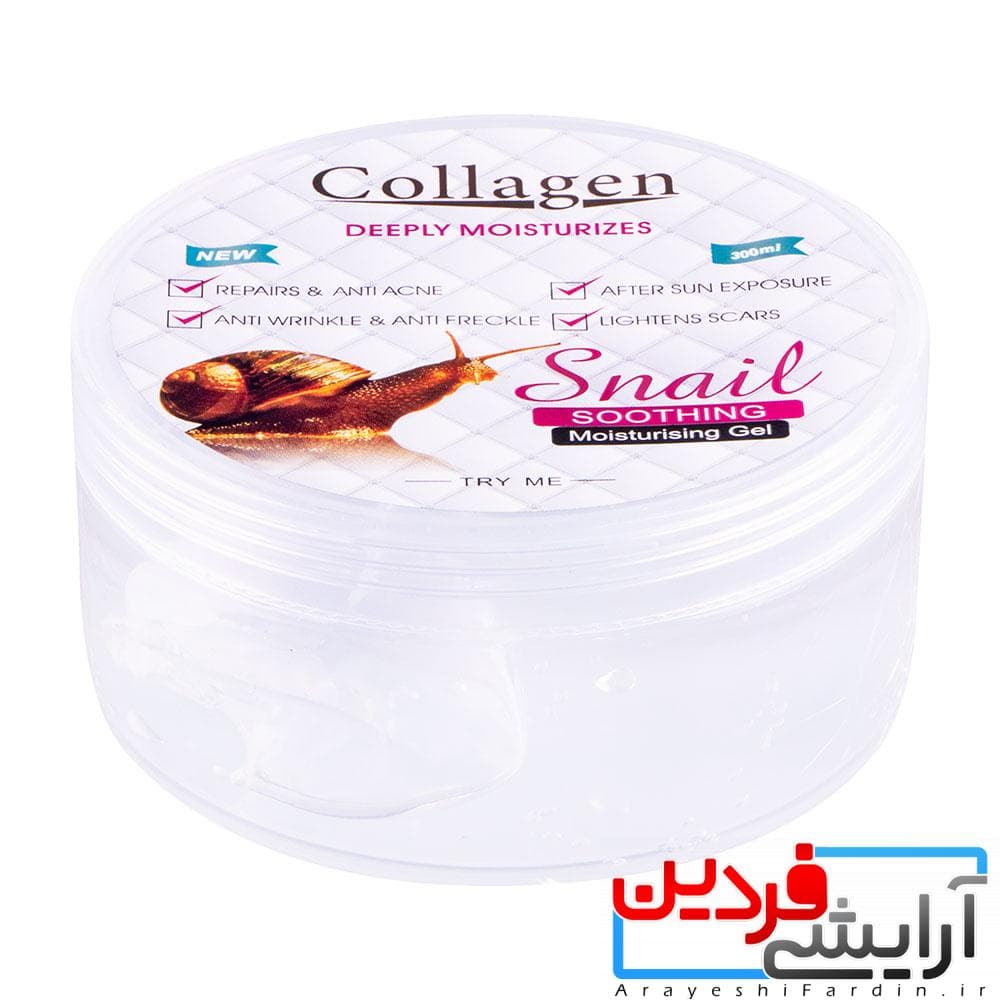 ژل کلاژن چهار کاره حلزون snail — تصویر ۲