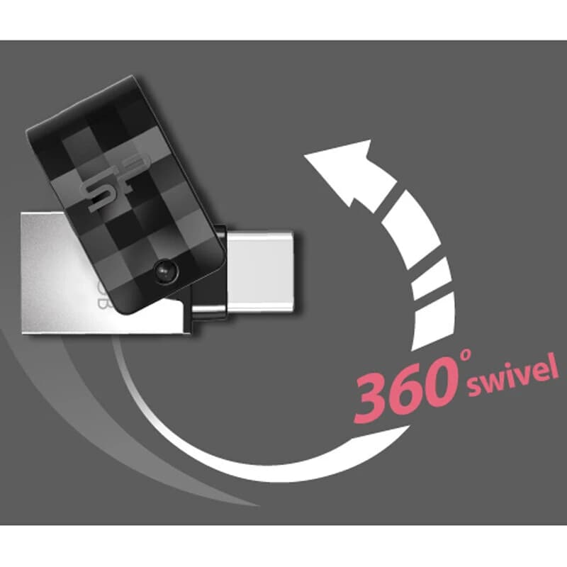 فلش 64 گیگ سیلیکون پاور Silicon Power C31 OTG Type-C USB3.2 — تصویر ۵