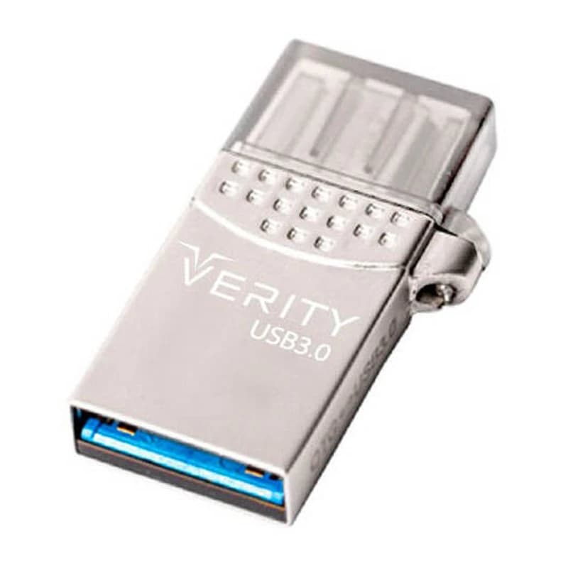 فلش 128 گیگ وریتی Verity O511 Dual Drive OTG Type-C USB3