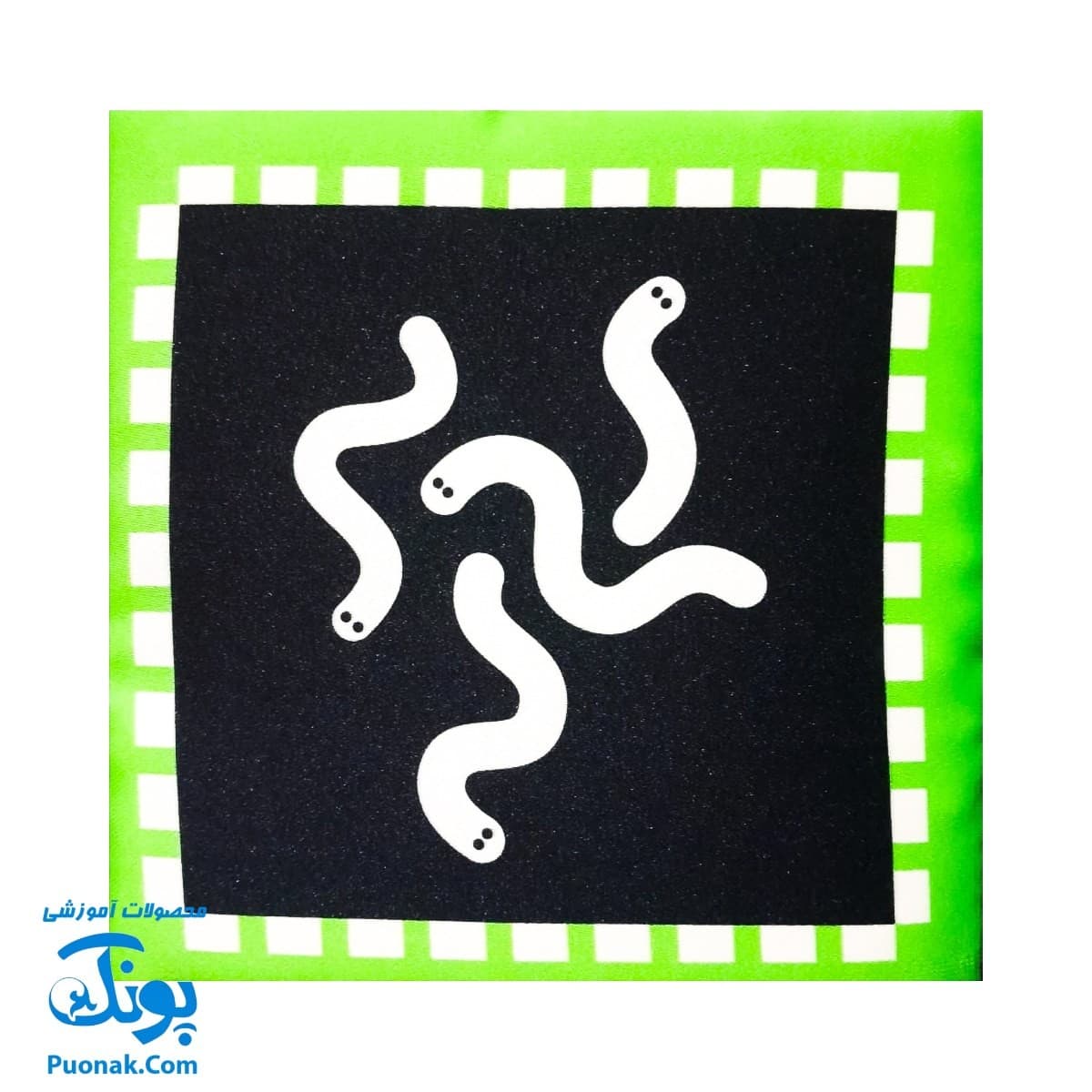 کتاب پارچه ای اولین کتاب نوزادی (گلابی و دوستانشِ، برای تقویت حافظه و هوش بصری نوزاد) — تصویر ۵