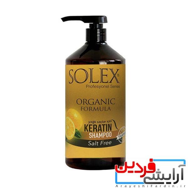 شامپو کراتین سولکس SOLEX با عصاره لیمو حجم 1000 میل — تصویر ۲
