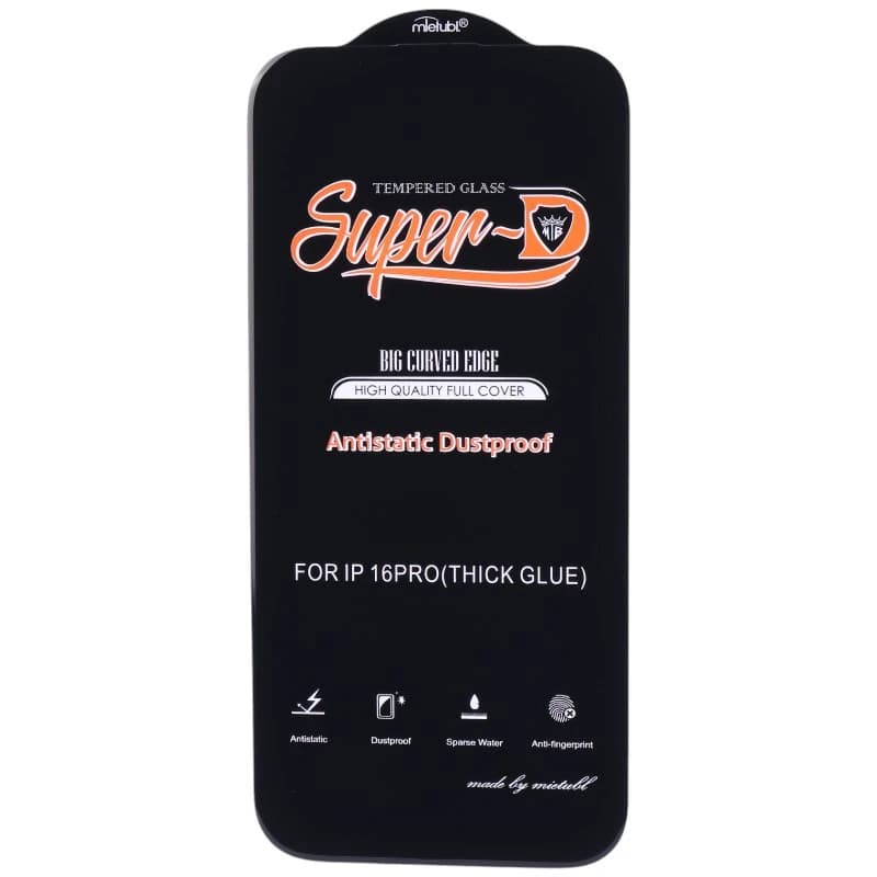 گلس Super D آنتی استاتیک میتوبل آیفون iPhone 16 Pro