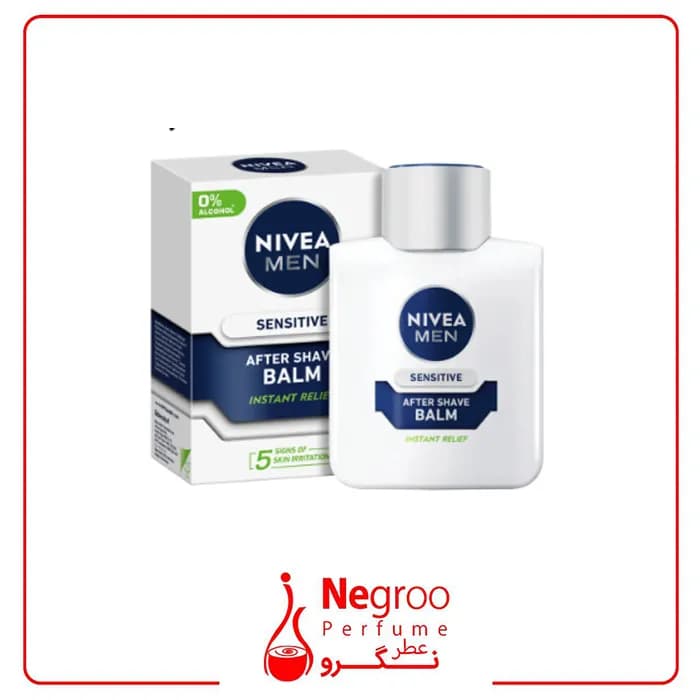 افتر شیو بالمی نیوا Nivea مدل Sensitive حجم 100 میل / اورجینال