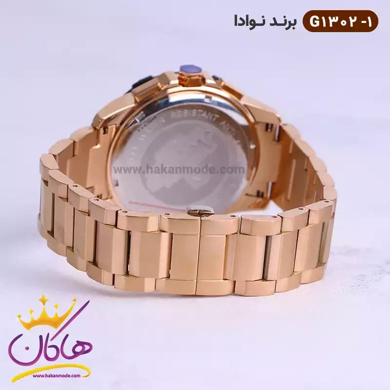 ساعت مردانه نوادا رز گلد صفحه مشکی | G 1302/1 — تصویر ۵
