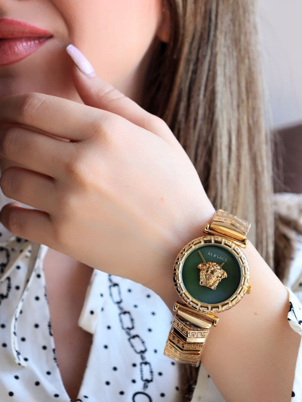 ساعت زنانه ورساچ VERSACE رنگ ثابت با کیفیت دارای رنگ بندی کد 1920583 — تصویر ۸