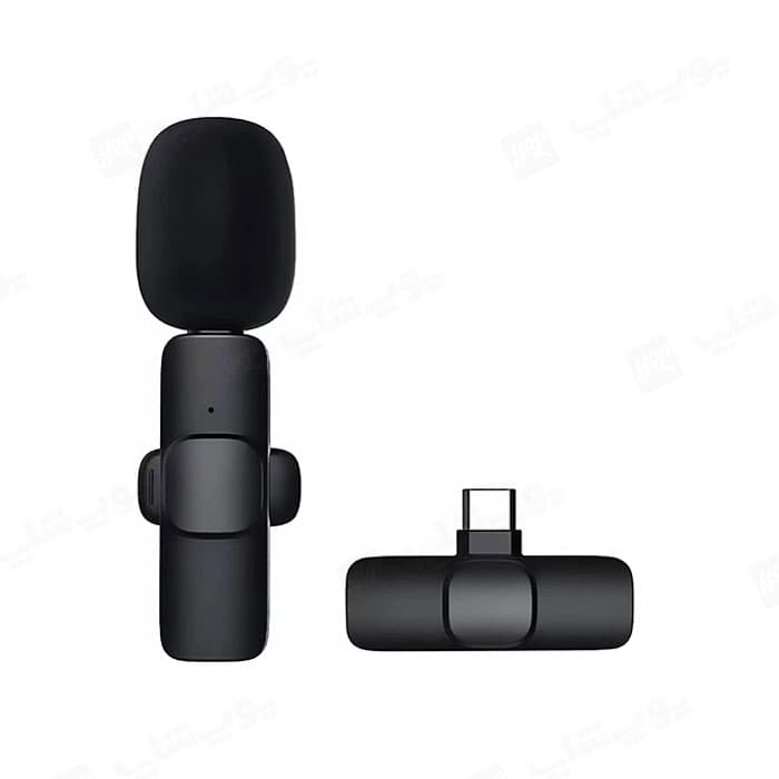 میکروفن یقه ای بی سیم تایپ C مدل K8