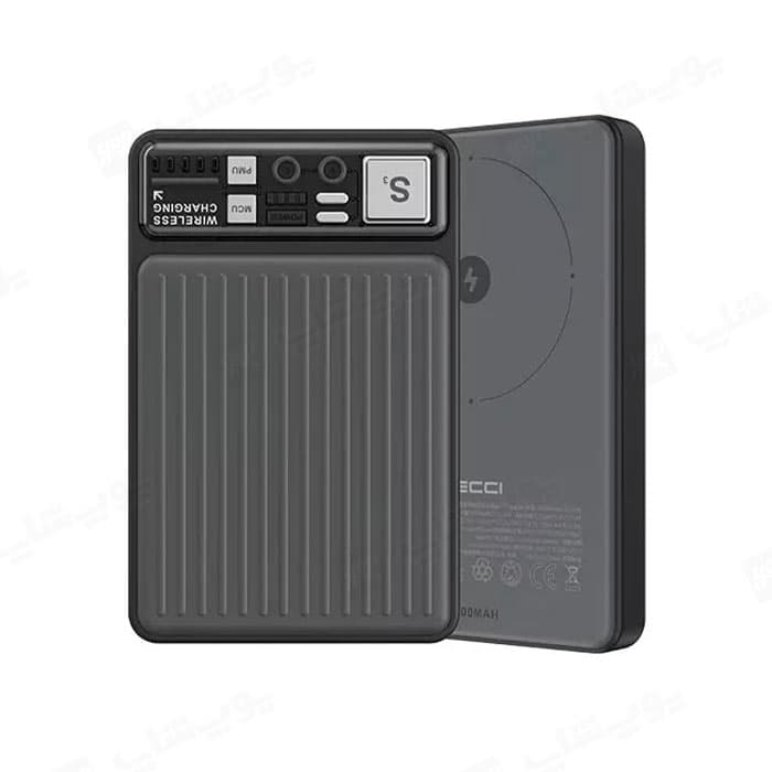پاوربانک 10000mAh وایرلس شارژ مگنتی رسی مدل RPB-W18 — تصویر ۲