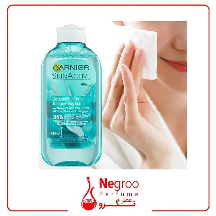 تونر گارنیر بوتانیکال آلوئه‌ ورا پوست نرمال تا مختلط Garnier /اورجینال — تصویر ۲
