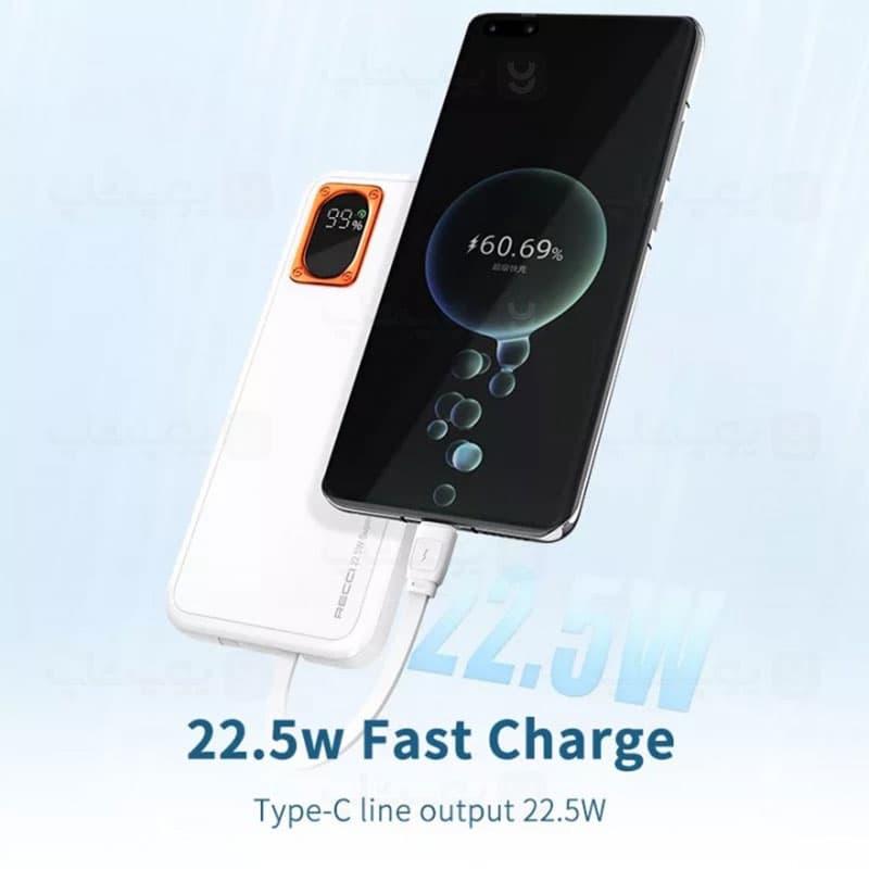 پاوربانک 10000mAh رسی مدل RECCI RPB-P28 — تصویر ۶