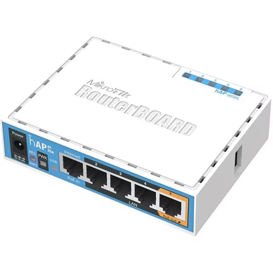 روتر اکسس پوینت mikrotikمدل hAP ac lite