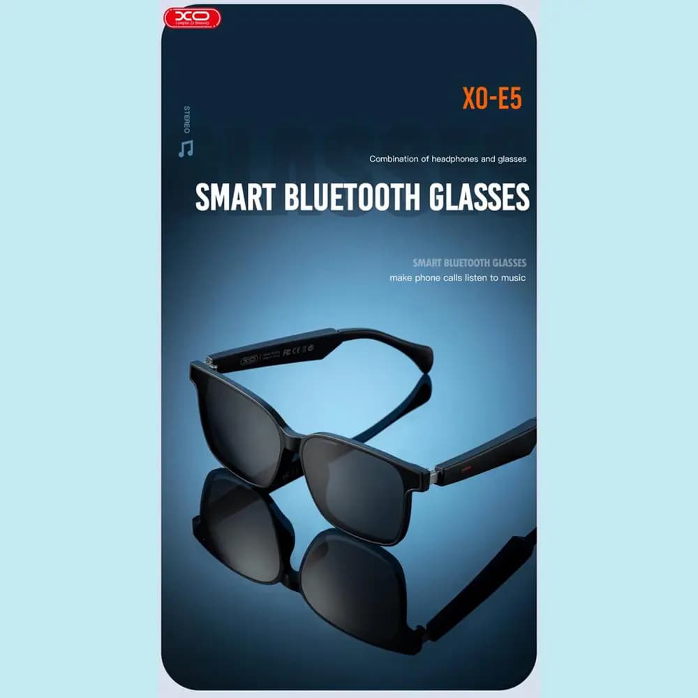 عینک آفتابی و هندزفری بلوتوث ایکس او مدل XO E5 Bluetooth Music Sunglasses Glasses — تصویر ۴