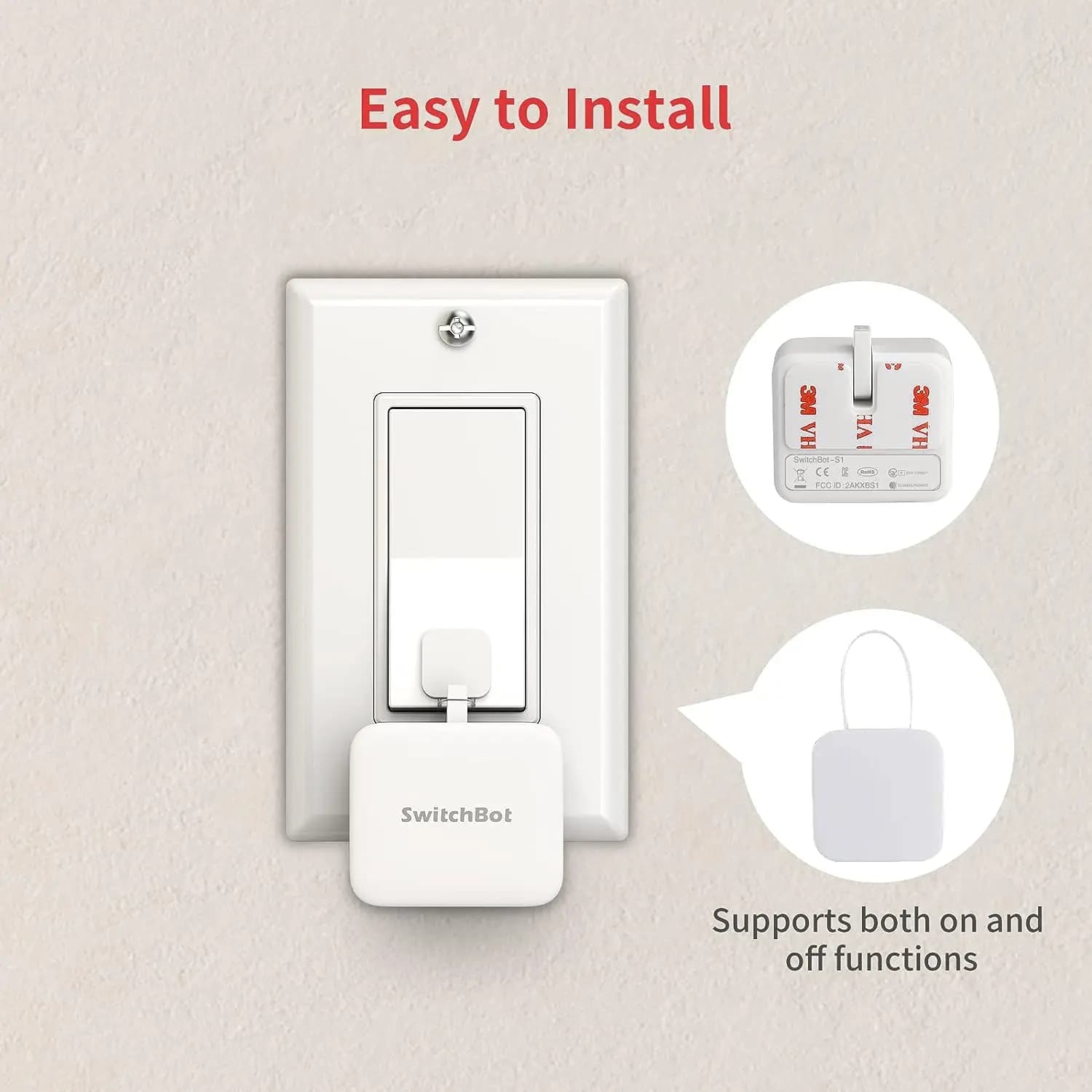 کلید هوشمند دکمه خاموش روشن کردن مدل SwitchBot Smart Switch Button Pusher — تصویر ۳