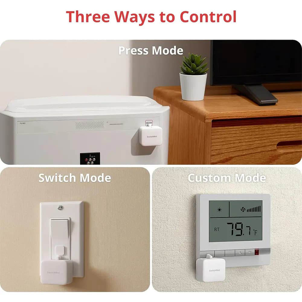 کلید هوشمند دکمه خاموش روشن کردن مدل SwitchBot Smart Switch Button Pusher — تصویر ۵