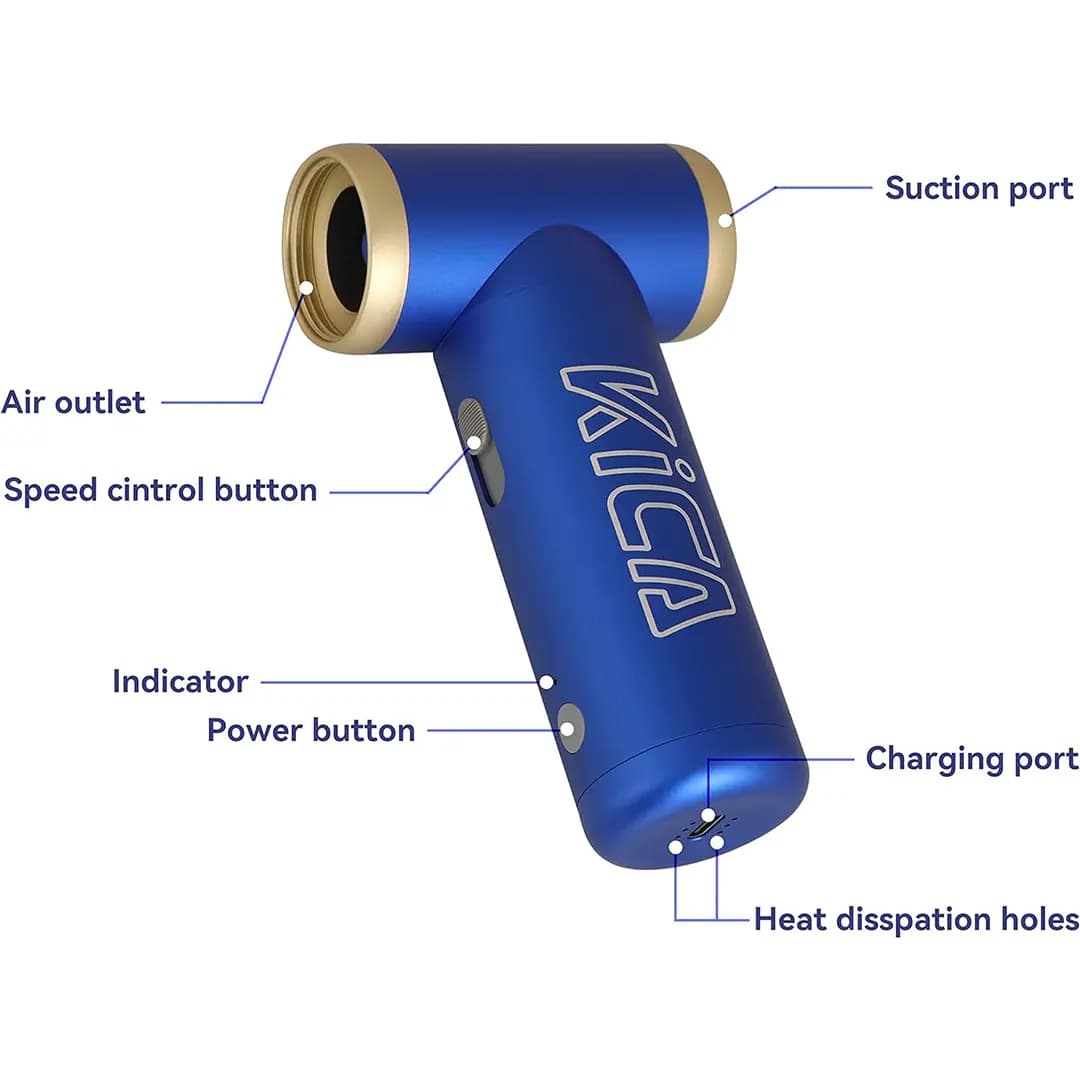 پمپ باد کیکا جت فن 2 مدل KiCA Jet Fan 2 بدون همراه کیت جارو برقی — تصویر ۴