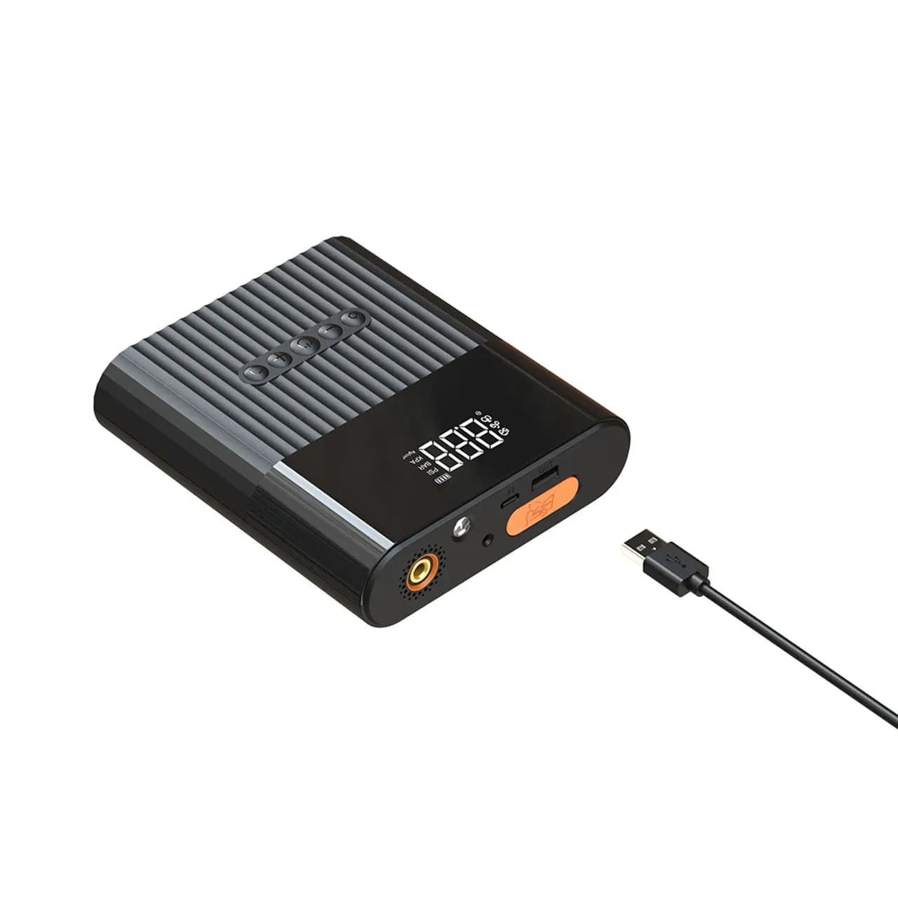 جامپ استارتر و پمپ باد پرودو مدل PORODO MULTIFUCTIONAL JUMP STARTER with AIR PUMP 8800mAh — تصویر ۴