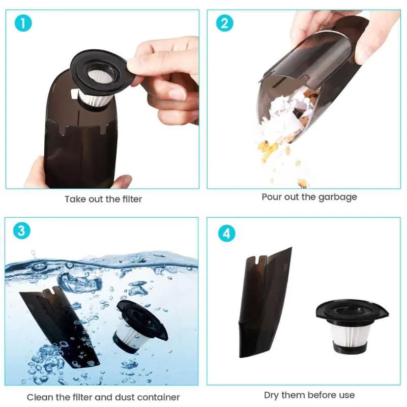 جارو شارژی Catcher Auto مدل jb 80 — تصویر ۷