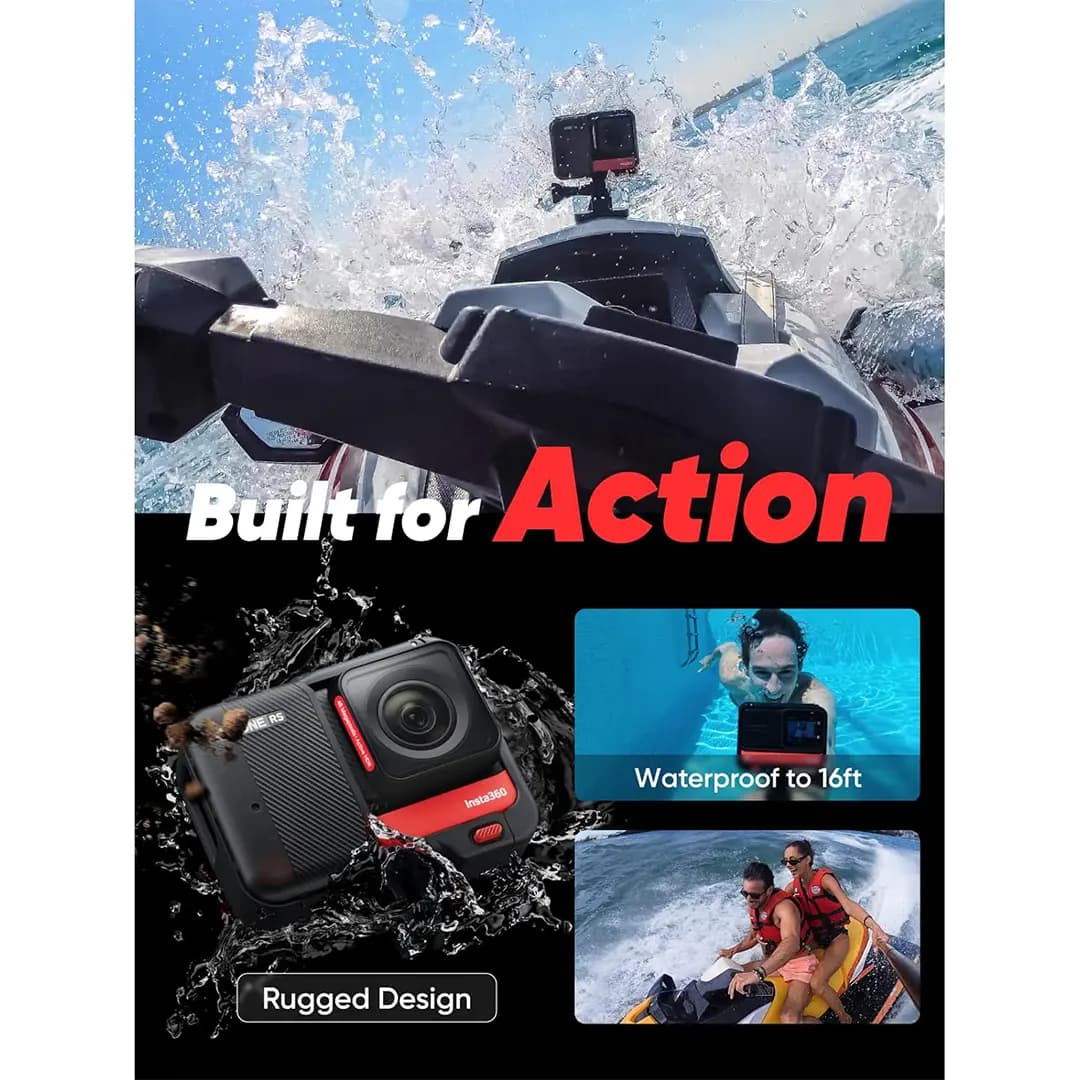 دوربین فیلمبرداری ورزشی اینستا 360 مدل Insta360 ONE RS 4K Edition — تصویر ۵