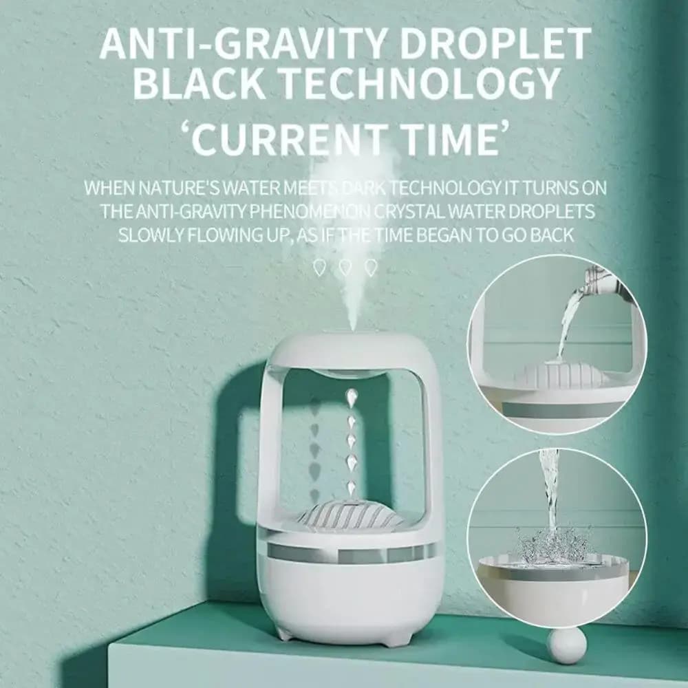 دستگاه بخور سرد ضد جاذبه مدل Anti Gravity Levitating Drops Humidifier — تصویر ۵