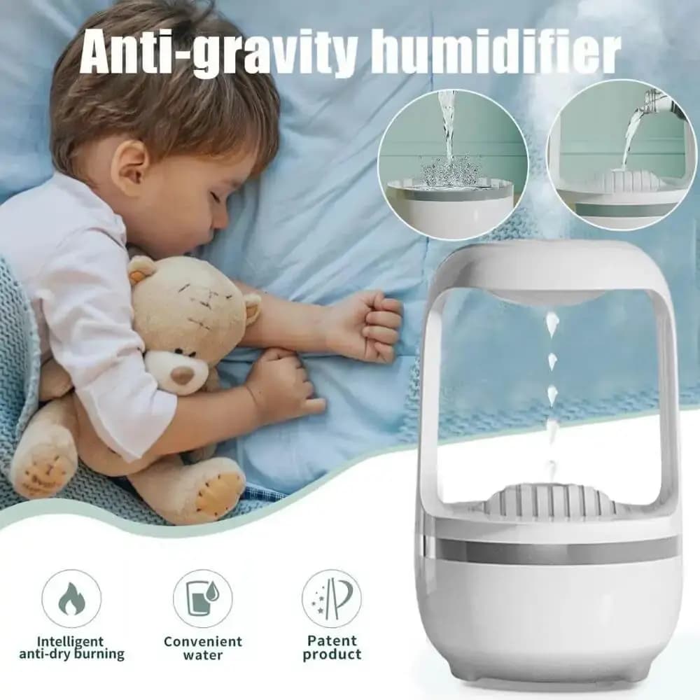 دستگاه بخور سرد ضد جاذبه مدل Anti Gravity Levitating Drops Humidifier — تصویر ۴