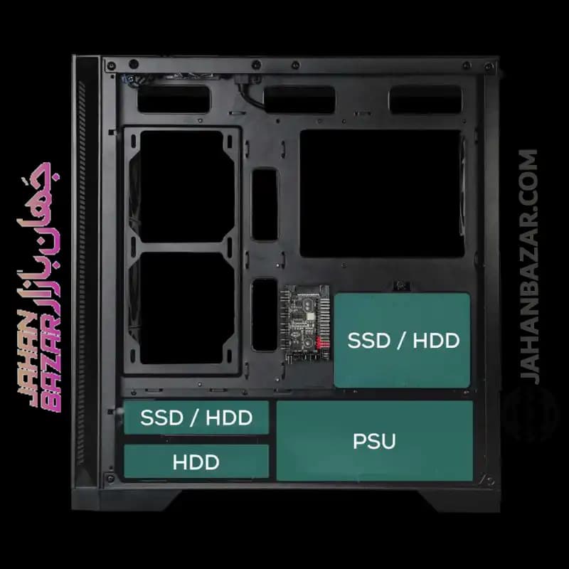 کیس گیمینگ تسکو TSCO مدل GC4510 Dragon’s Breath — تصویر ۶