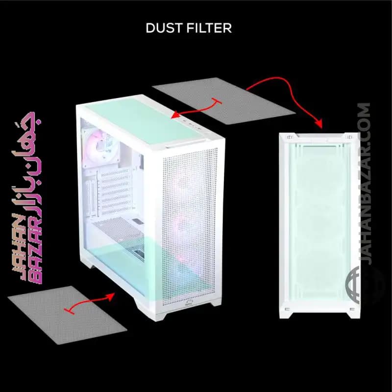 کیس گیمینگ تسکو TSCO مدل GC4510 Dragon’s Breath — تصویر ۸