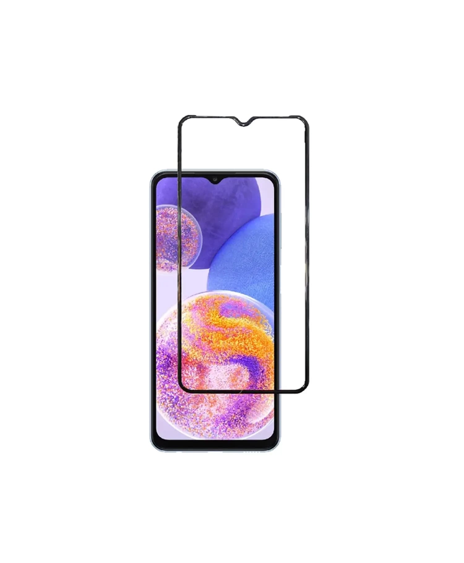 گلس فول مشکی گوشی موبایل سامسونگ Samsung A23