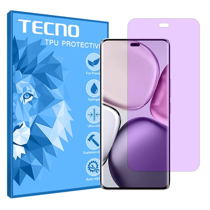 گلس آنر X9C مدل هیدروژلی آنتی پرپل برند تکنو