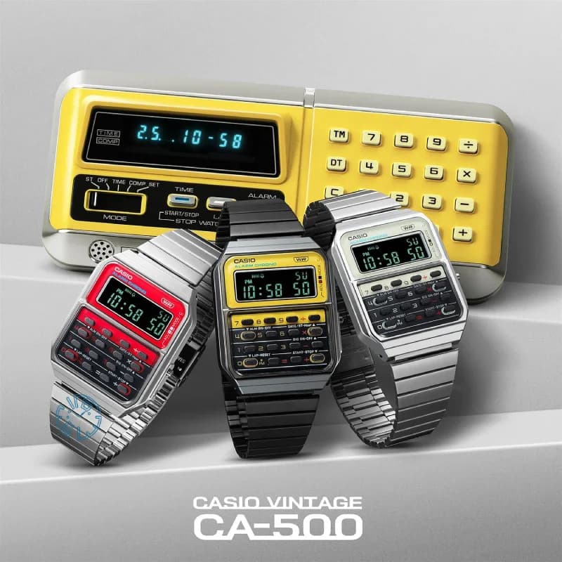 ساعت مچی مردانه زنانه کاسیو جنرال GENERAL CA-500WE-4B — تصویر ۳