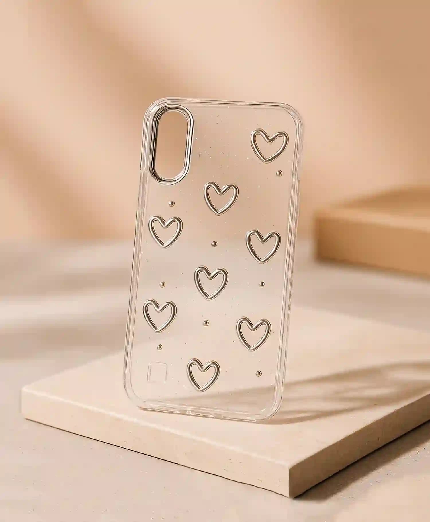 قاب ژله ای شاین دار قلبی گوشی موبایل سامسونگ Samsung A10 — تصویر ۲