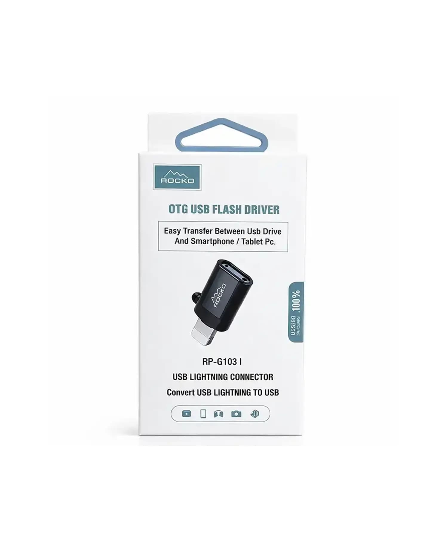 تبدیل USB به Lightning روکو RP-G103i — تصویر ۳