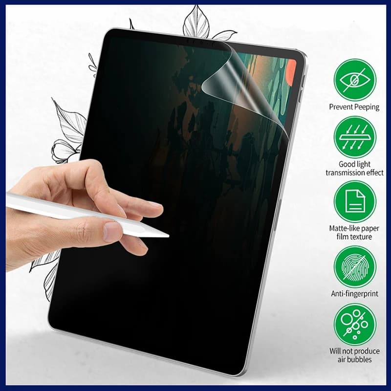 گلس تبلت شیائومی Redmi Pad SE 8.7 مدل نانو هیدروژل پرایوسی برند هوکو — تصویر ۶