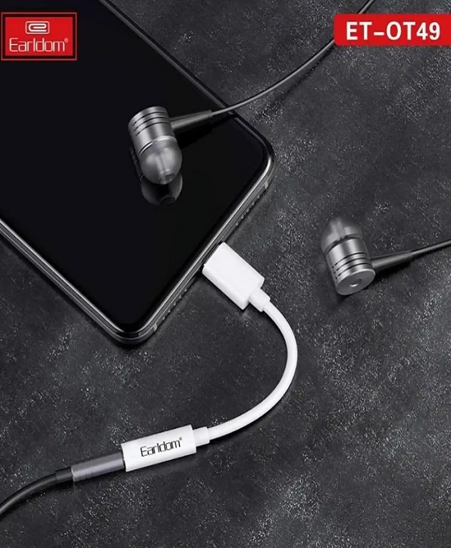 مبدل جک AUX به Lightning ارلدام OT49 — تصویر ۴