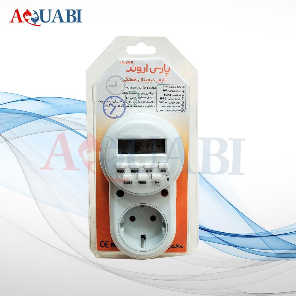 تایمر پریزدار دیجیتال هفتگی