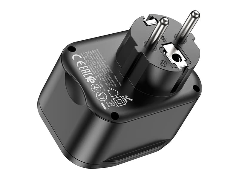 سوکت برق و 2 یو اس بی و 1 تایپ سی هوکو Hoco Multifunctional socket NS3 EU / GER — تصویر ۳